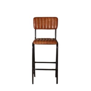 Leather Armless Bar Chair By Stories