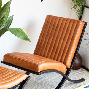 Leisure Chair With Foot Stool By Stories