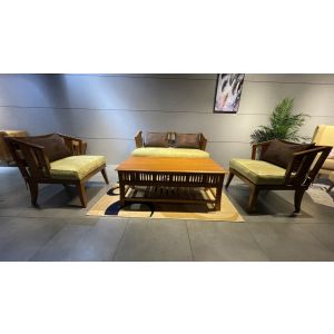 Marbella Sofa Set  In Teak Wood By Stories