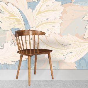 Paulin Armless Dining Chair In Oak Wood by Stories