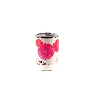 White and Pink Toothbrush Holder By Stories