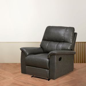 Sienna 1 Seater Leatherette Manual Recliner Sofa By Stories