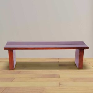 Mahogany Wooden Bench By Stories