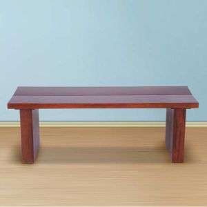 Oasis Mahogany Wooden Bench By Stories