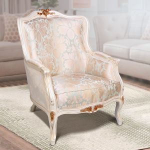 White Louis 1 Seater Wooden Sofa By Stories