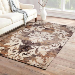 Floral Off-White Carpet by Stories