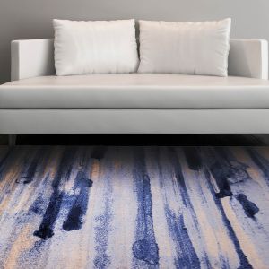 Beautiful Sky Blue Carpet by Stories