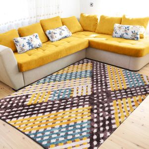 Yellow Print Carpet by Stories