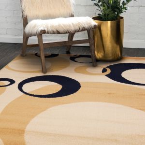 Beige Designer Carpet by Stories