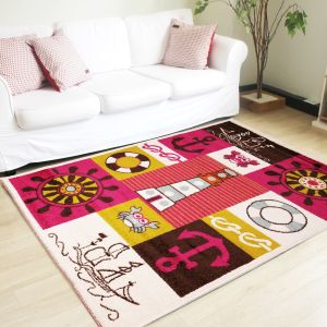 Purple & Brown Carpet By Stories