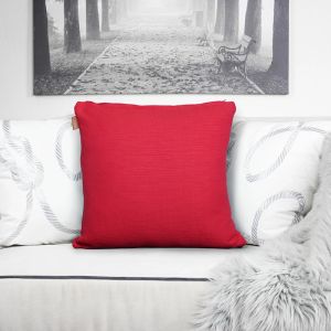Red Cushion With Cover 40 X 40cm By Stories