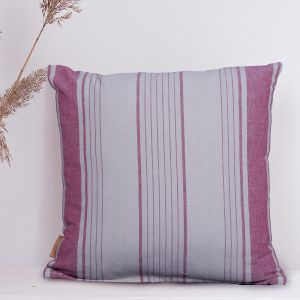 Pink  White Cushion  Cover 40 X 40 cm by Stories