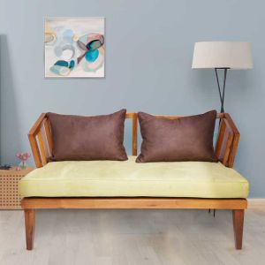 Marbella 2 Seater Sofa In Teak Wood By Stories
