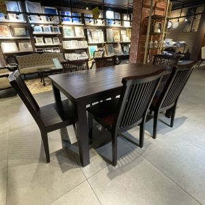Resto 6 Seater Wooden Dining Table set