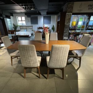 Layton 8 Seater Wooden Dining Table set By Stories