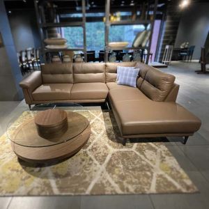 Caliya Left Corner Sofa Brown By Stories