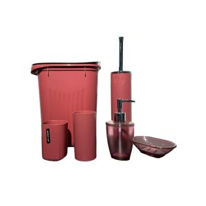 Crimson Red Toiletries Set By Stories 
