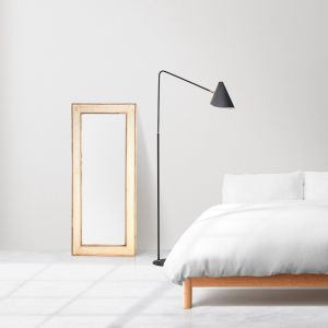 Quaterfoil Embossed Floor Mirror Frame By Stories