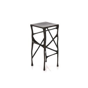 Metal Bar Stool Black by Stories