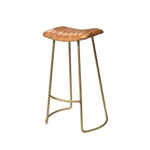 Leather Bar Stool by Stories