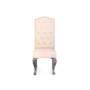 Cushioned Wooden Dining Chair Pink By Stories