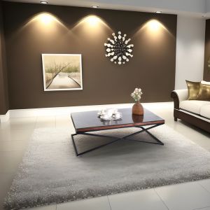 Iron Side Table With Glass Top Large By Stories