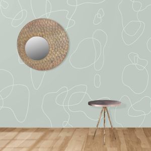 Iron Side Table With Wood Top By Stories