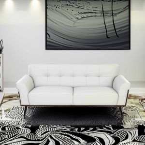 Premium White Leather 3-Seater Sofa | Comfortable & Stylish Living Room Furniture by Stories