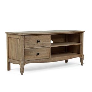 Wooden TV Unit with 2 Drawer By Stories
