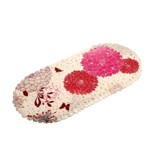 Flower Printed Bath Mat 69x35 Cm By Stories