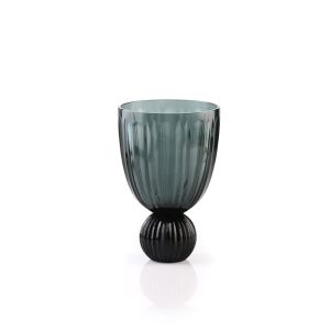 Black Glass vase 5x8 By Stories