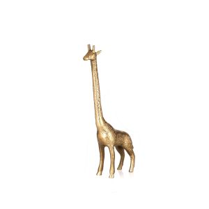 Aluminium Decorative Giraffe Antique Brass Finish By Stories