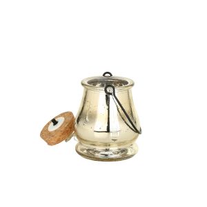 Stylish Retro Glass Candle Holder With Handle By Stories