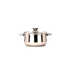 Stainless Steel Pot  With Lid 20 CM By Stories