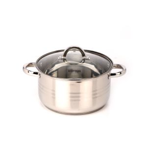 Multi-purpose Stainless Steel Pot with Lid 20 CM By Stories