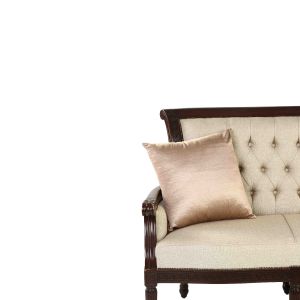 Poly Satin Cushion Cover With Zipper In Copper Large Colour By Stories
