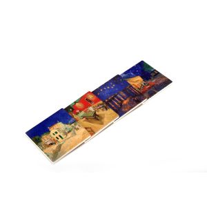 Designer Printed Square (10 cm) Coaster Set By Stories