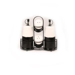 Black and White Cruet Set By Stories