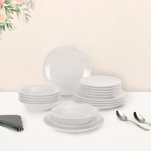Turkish Dinner Set 18pcs in White Colour By Stories