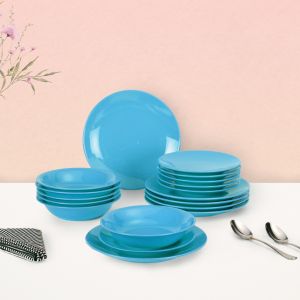 Turkish Dinner Set 18pcs in Turquoise Colour By Stories