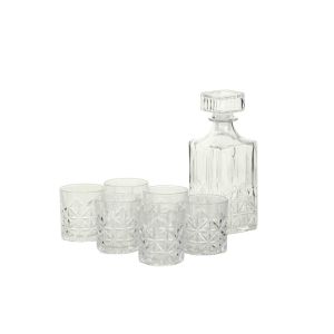 Modern Decanter with Stopper Set of 7 By Stories
