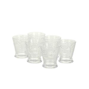 Crystal Finish Glass Set By Stories