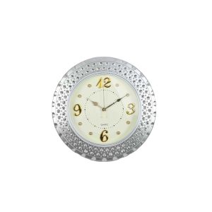 Decorative Silver Color Wall Clock  By Stories