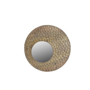 Circle Shaped Wooden Mirror By Stories