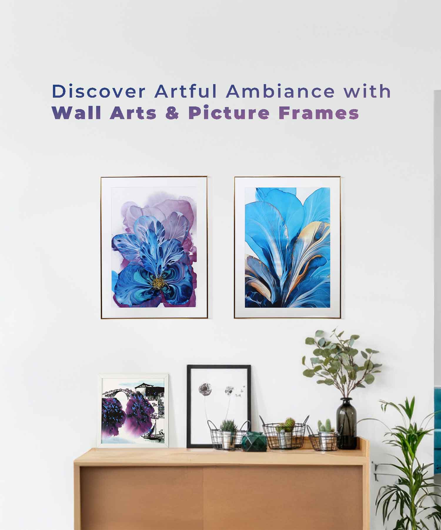 wall arts, picture frames