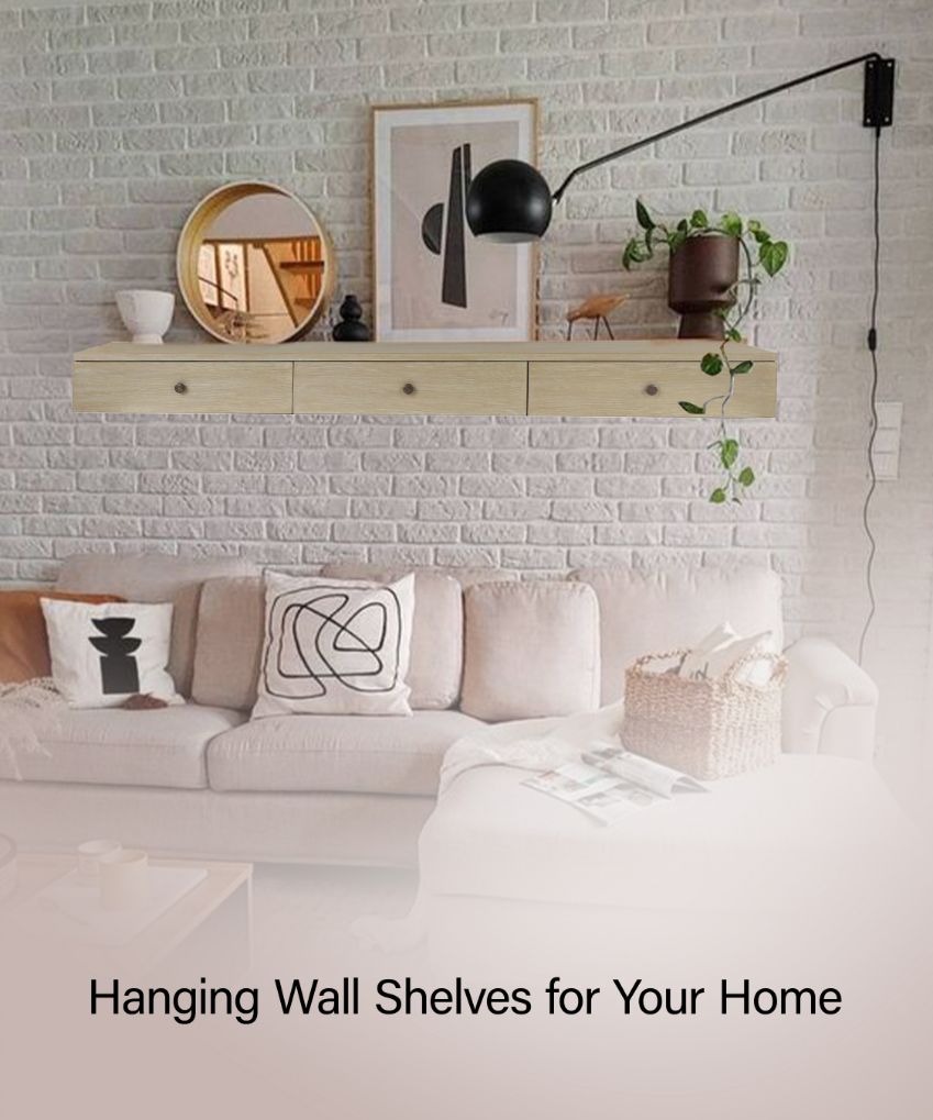 wall-mounted shelves
