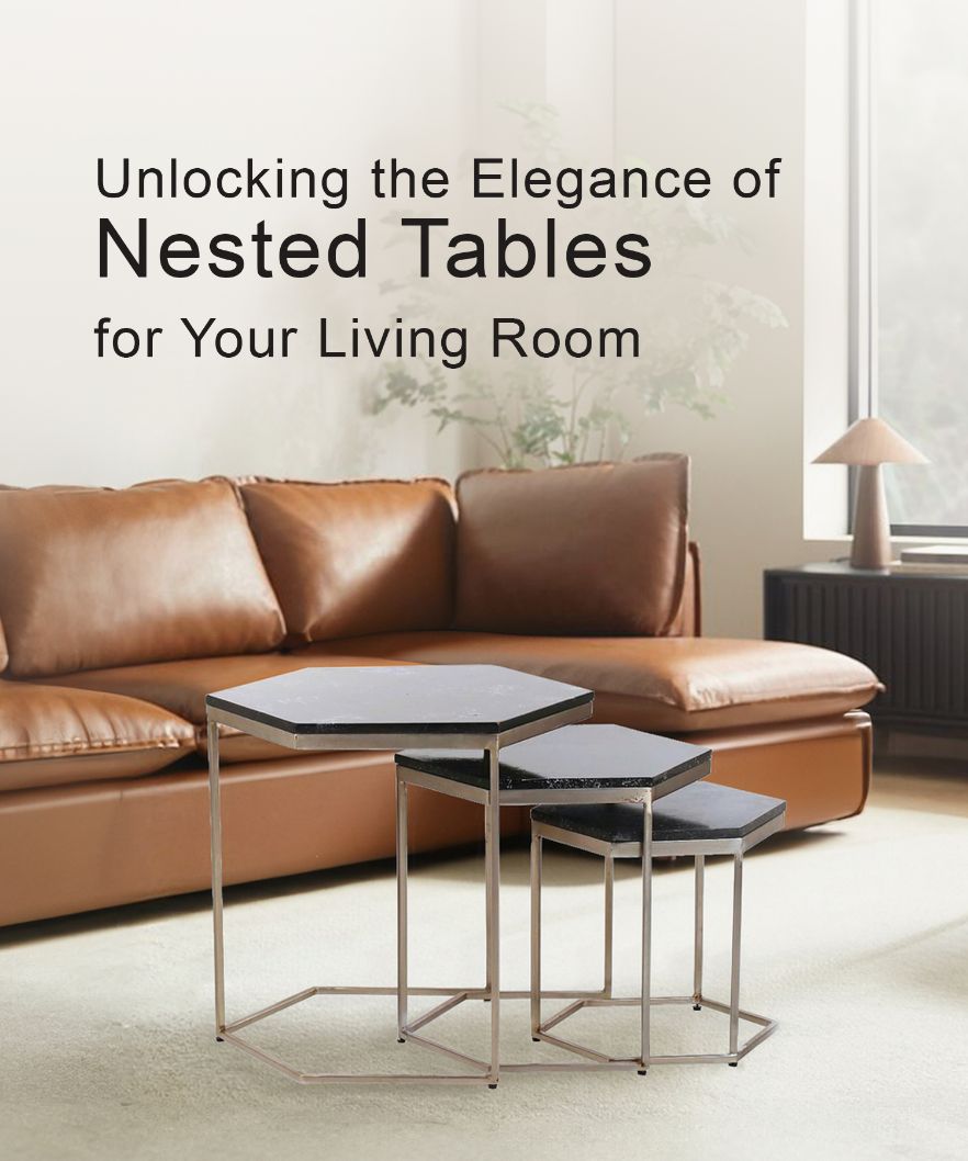 nested tables, living room tables