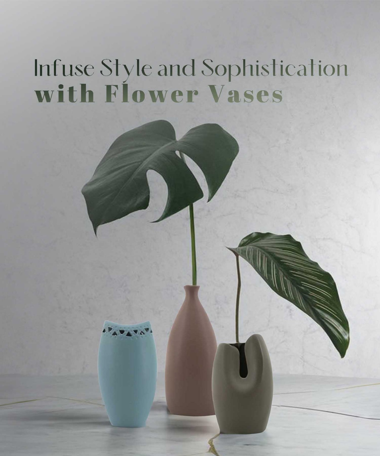 flower vases, flower pots
