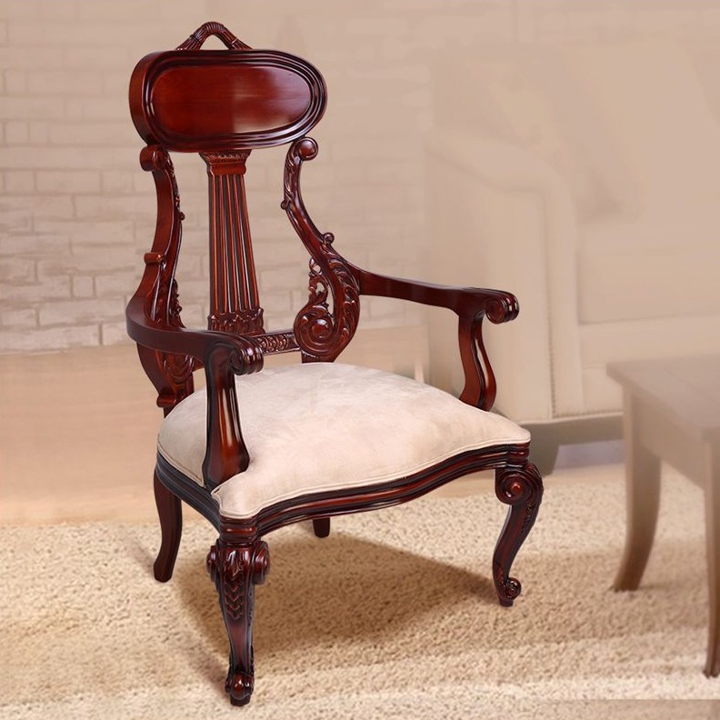 Armchairs, wooden armchairs, colonial armchair collection