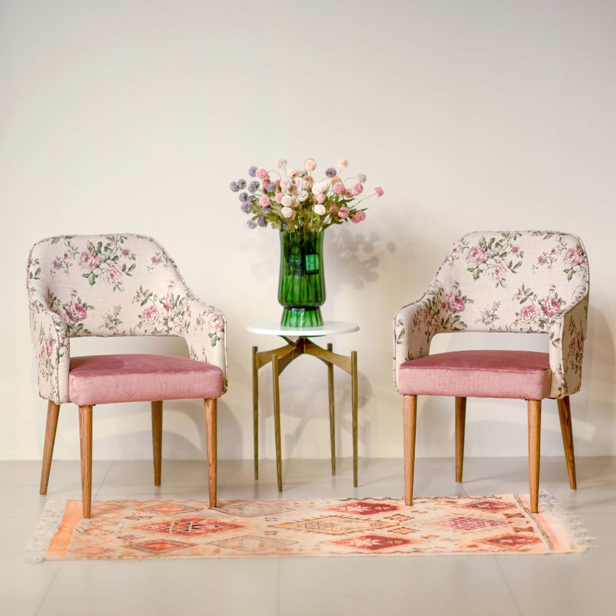 floral chairs